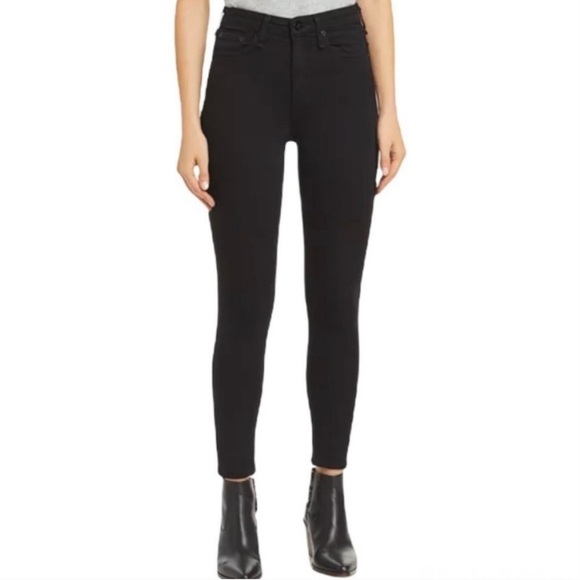 COPY - rag & bone Nina High Rise Ankle Skinny Jeans in black- Size 27- NWOT. Ne… - Picture 3 of 11